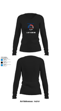 Lady Warriors 17642628 Women's Long Sleeve V-neck Shirt - 34