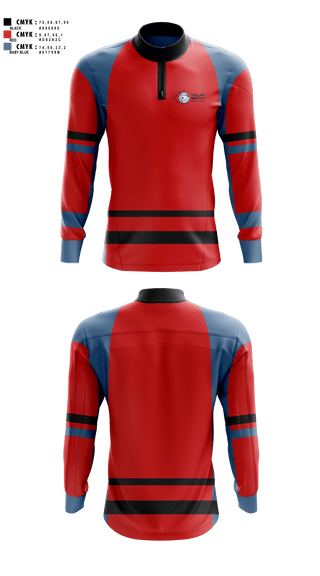 Quarter Zip Jacket, Polar Bears Field Hockey, Field Hockey, Teamtime, Team time, sublimation, custom sports apparel, team uniforms, spirit wear, spiritwear, sports uniforms, custom shirts, team store, custom team store, fundraiser sports, apparel fundraiser