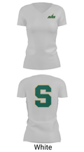 Sycamore Junior High School Lacrosse 19327462 Women's Short Sleeve V-neck Shirt - 7