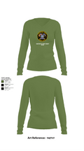 Chesterfield County Sheriff Office 79473922 Women's Long Sleeve V-neck Shirt -1 40