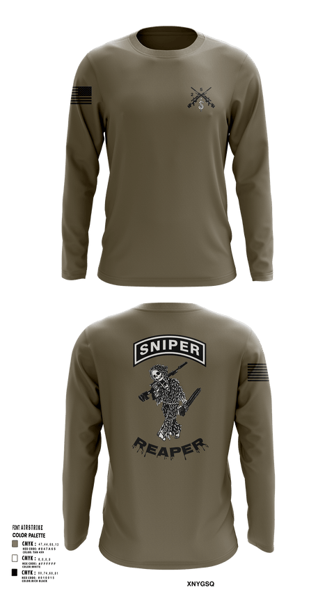 Long Sleeve Performance Shirt, Reaper SectionReaper Section (color), Army, Teamtime, Team time, sublimation, custom sports apparel, team uniforms, spirit wear, spiritwear, sports uniforms, custom shirts, team store, custom team store, fundraiser sports, apparel fundraiser