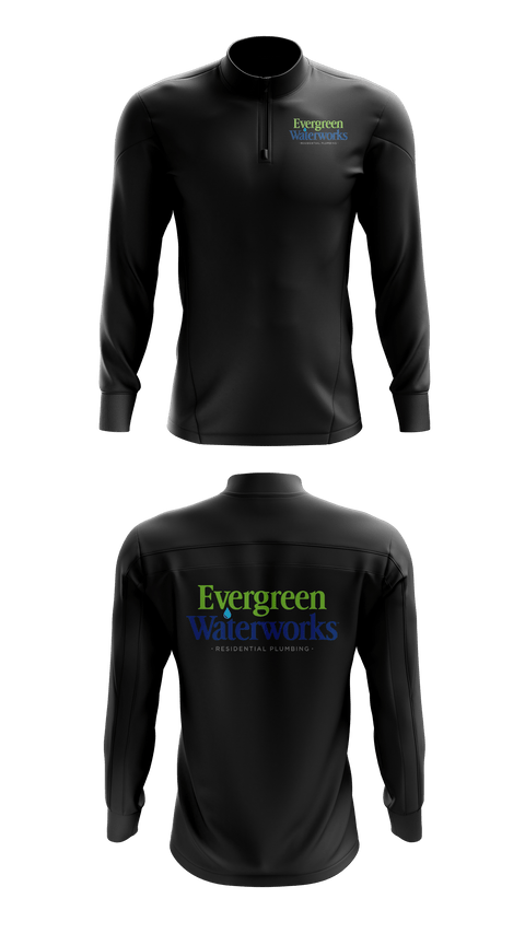 Quarter Zip Jacket, Evergreen waterworks, , Teamtime, Team time, sublimation, custom sports apparel, team uniforms, spirit wear, spiritwear, sports uniforms, custom shirts, team store, custom team store, fundraiser sports, apparel fundraiser