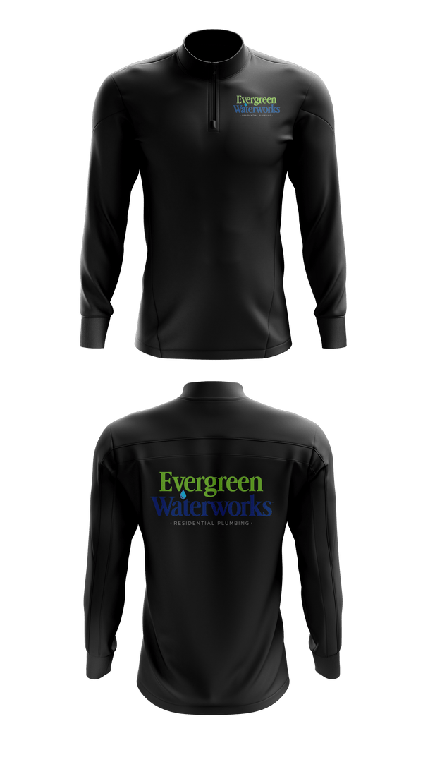 Quarter Zip Jacket, Evergreen waterworks, , Teamtime, Team time, sublimation, custom sports apparel, team uniforms, spirit wear, spiritwear, sports uniforms, custom shirts, team store, custom team store, fundraiser sports, apparel fundraiser