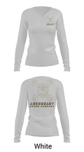 AeroBeast 64467667 Women's Long Sleeve V-neck Shirt - 16