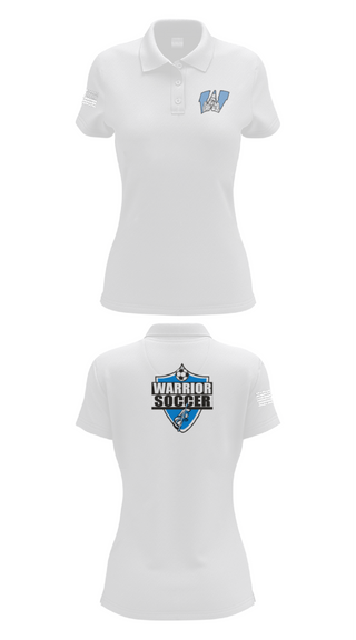 Womens Short Sleeve Performance Polo, Willowbrook Warriors, Men's Soccer, Teamtime, Team time, sublimation, custom sports apparel, team uniforms, spirit wear, spiritwear, sports uniforms, custom shirts, team store, custom team store, fundraiser sports, apparel fundraiser