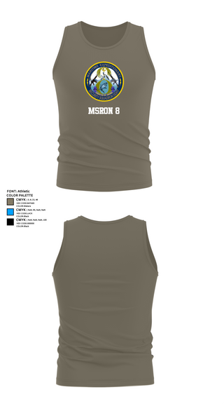 Tank Top, MSRON 8, Navy, Teamtime, Team time, sublimation, custom sports apparel, team uniforms, spirit wear, spiritwear, sports uniforms, custom shirts, team store, custom team store, fundraiser sports, apparel fundraiser