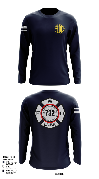 Woonsocket 46977147 Long Sleeve Performance Shirt 121