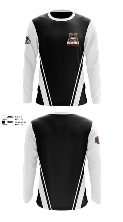 Matawan Huskies 91984633 Long Sleeve Performance Shirt 2