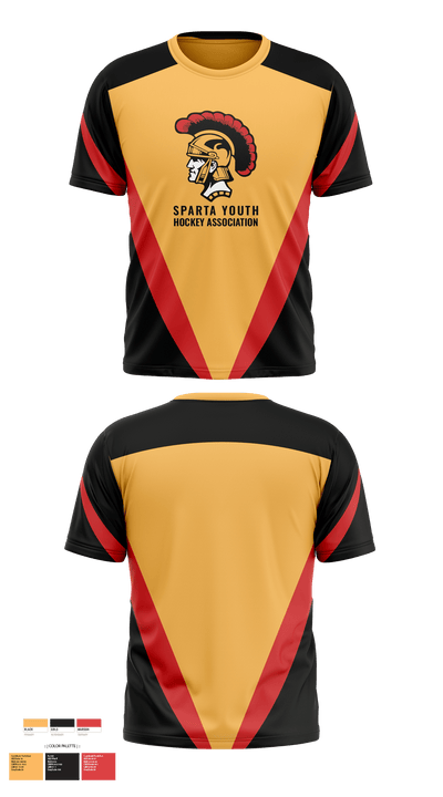 Sparta Youth Hockey Association 83009152 Short Sleeve Performance Shirt - 1