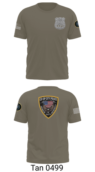 Short Sleeve Performance Shirt, Co-op City Police Department, Police, Teamtime, Team time, sublimation, custom sports apparel, team uniforms, spirit wear, spiritwear, sports uniforms, custom shirts, team store, custom team store, fundraiser sports, apparel fundraiser