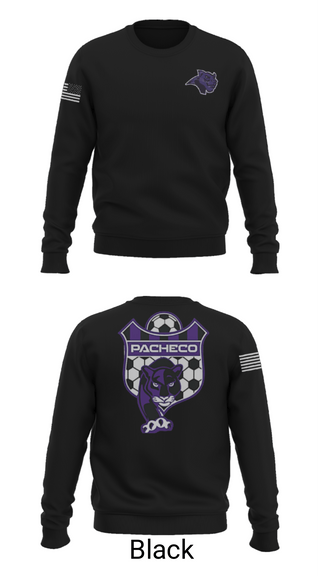 Crew Neck Sweatshirt, Pacheco High School Soccer, Men's Soccer, Teamtime, Team time, sublimation, custom sports apparel, team uniforms, spirit wear, spiritwear, sports uniforms, custom shirts, team store, custom team store, fundraiser sports, apparel fundraiser