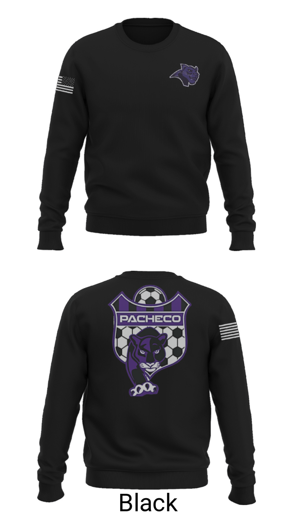 Crew Neck Sweatshirt, Pacheco High School Soccer, Men's Soccer, Teamtime, Team time, sublimation, custom sports apparel, team uniforms, spirit wear, spiritwear, sports uniforms, custom shirts, team store, custom team store, fundraiser sports, apparel fundraiser