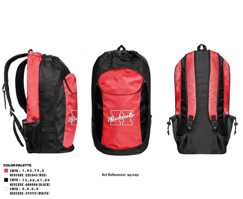 Gear Bag, Hope High School Basketball, Women's Basketball, Teamtime, Team time, sublimation, custom sports apparel, team uniforms, spirit wear, spiritwear, sports uniforms, custom shirts, team store, custom team store, fundraiser sports, apparel fundraiser