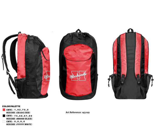 Gear Bag, Hope High School Basketball, Women's Basketball, Teamtime, Team time, sublimation, custom sports apparel, team uniforms, spirit wear, spiritwear, sports uniforms, custom shirts, team store, custom team store, fundraiser sports, apparel fundraiser