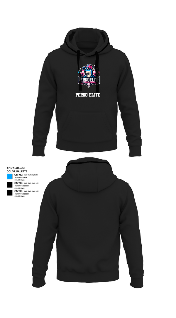 Hoodie, PERRO ELITE, Baseball, Teamtime, Team time, sublimation, custom sports apparel, team uniforms, spirit wear, spiritwear, sports uniforms, custom shirts, team store, custom team store, fundraiser sports, apparel fundraiser