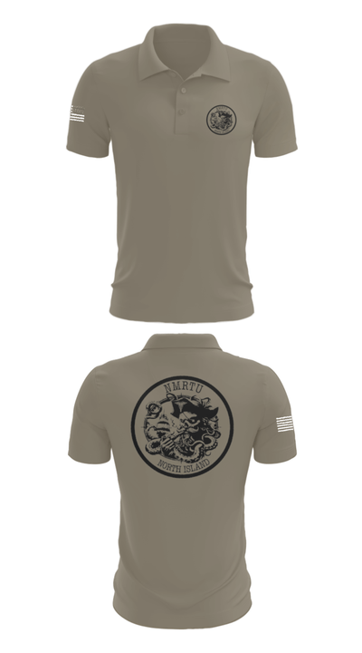USS MAKIN ISLAND 57574160 Short Sleeve Performance Polo - 64