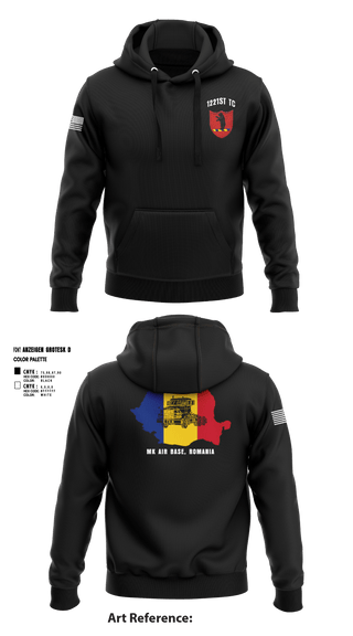 Hoodie, 1221st TC, National Guard, Teamtime, Team time, sublimation, custom sports apparel, team uniforms, spirit wear, spiritwear, sports uniforms, custom shirts, team store, custom team store, fundraiser sports, apparel fundraiser