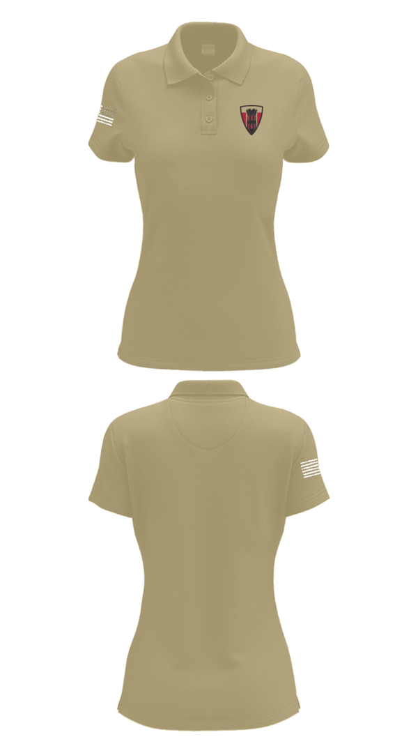 Womens Short Sleeve Performance Polo, 111th ACP, National Guard, Teamtime, Team time, sublimation, custom sports apparel, team uniforms, spirit wear, spiritwear, sports uniforms, custom shirts, team store, custom team store, fundraiser sports, apparel fundraiser