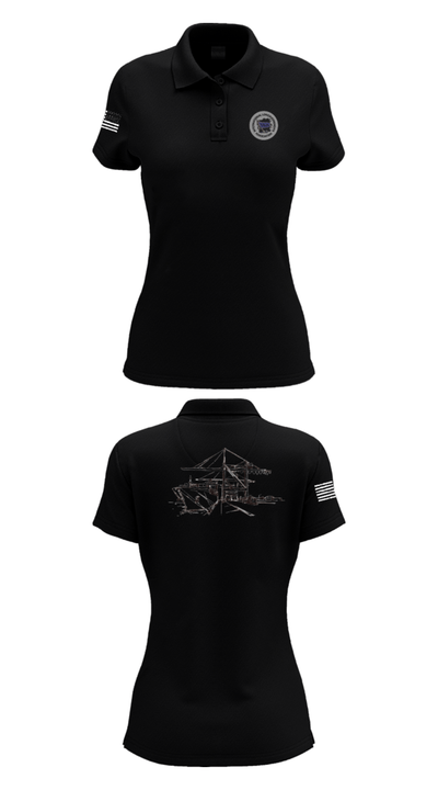 Howland Hook Marine Terminal 56370038 Women's Short Sleeve Performance Polo  - 36