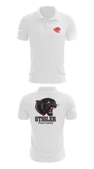 Short Sleeve Performance Polo, Stigler Middle School Cheer, Cheer, Teamtime, Team time, sublimation, custom sports apparel, team uniforms, spirit wear, spiritwear, sports uniforms, custom shirts, team store, custom team store, fundraiser sports, apparel fundraiser