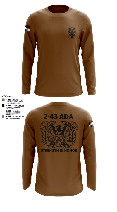 2/43 ADA 6509323 Long Sleeve Performance Polo - 105