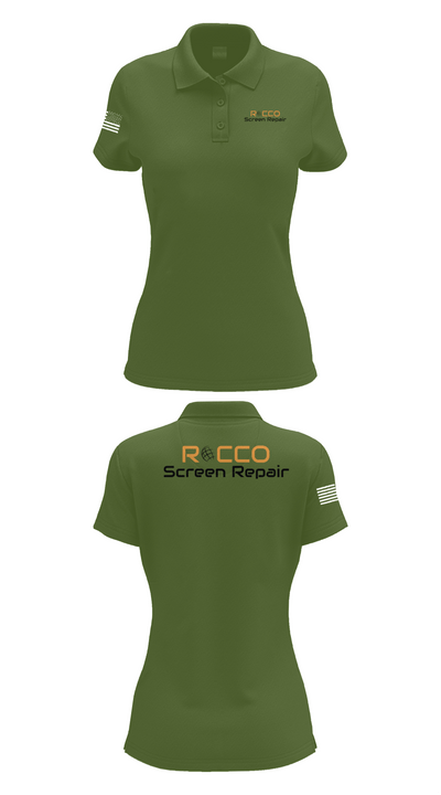 ROCCO 67926765 Women's Short Sleeve Performance Polo  - 55