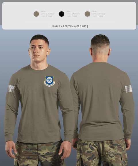 Long Sleeve Performance Shirt, Gallup Raptor Composite Squadron, Air Force, Teamtime, Team time, sublimation, custom sports apparel, team uniforms, spirit wear, spiritwear, sports uniforms, custom shirts, team store, custom team store, fundraiser sports, apparel fundraiser