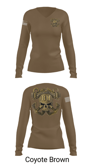 Women's Long Sleeve Vneck Shirt, DB, Navy, Teamtime, Team time, sublimation, custom sports apparel, team uniforms, spirit wear, spiritwear, sports uniforms, custom shirts, team store, custom team store, fundraiser sports, apparel fundraiser