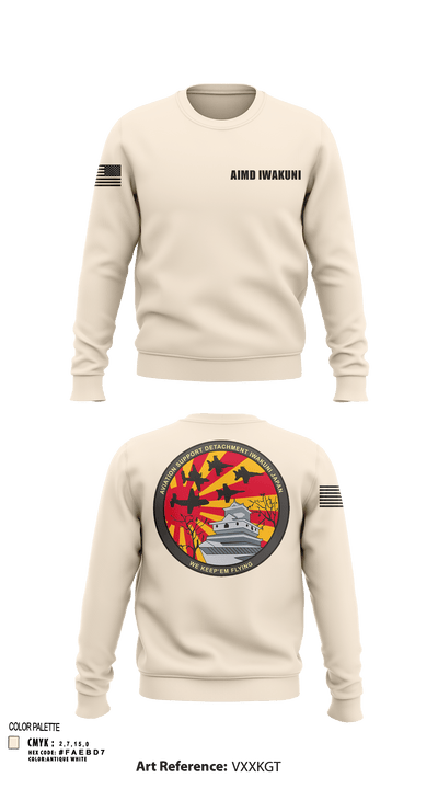AIMD Iwakuni 92315033 Crew Neck Sweatshirt - 125