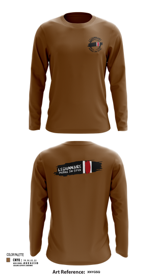 Long Sleeve Performance Shirt, Legionnaire Mobile Jiu-Jitsu, , Teamtime, Team time, sublimation, custom sports apparel, team uniforms, spirit wear, spiritwear, sports uniforms, custom shirts, team store, custom team store, fundraiser sports, apparel fundraiser