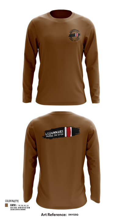Legionnaire Mobile Jiu-Jitsu 98143549 Long Sleeve Performance Shirt 101