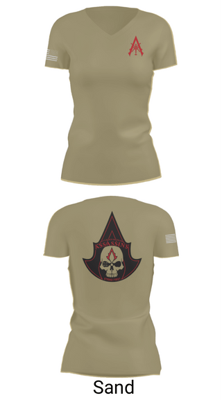 Women's Short Sleeve Vneck Shirt, A Co. 1-3 AB, Army, Teamtime, Team time, sublimation, custom sports apparel, team uniforms, spirit wear, spiritwear, sports uniforms, custom shirts, team store, custom team store, fundraiser sports, apparel fundraiser