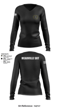 Meadville SRT 57594124 Women's Long Sleeve V-neck Shirt -1 6