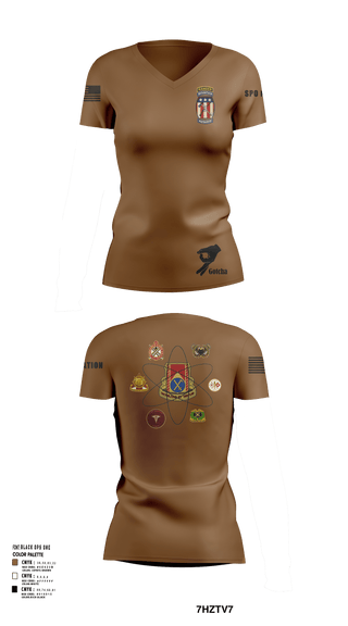 Womens Short Sleeve Vneck Shirt, SPO Nation, Army, Teamtime, Team time, sublimation, custom sports apparel, team uniforms, spirit wear, spiritwear, sports uniforms, custom shirts, team store, custom team store, fundraiser sports, apparel fundraiser