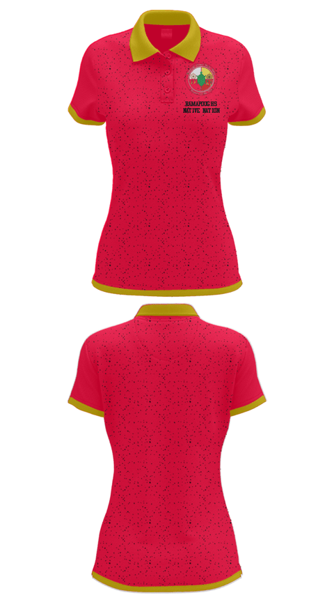 Women's Short Sleeve Performance Polo, RAMAPOUGHS NATIVE NATION, Spirit Store, Teamtime, Team time, sublimation, custom sports apparel, team uniforms, spirit wear, spiritwear, sports uniforms, custom shirts, team store, custom team store, fundraiser sports, apparel fundraiser