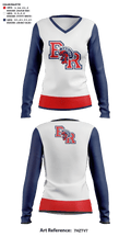 Bridgewater-Raynham Regional High School Volleyball 53115621 Women's Long Sleeve V-neck Shirt -1 41