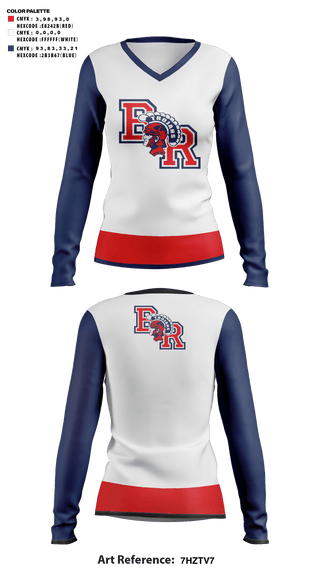 Womens Long Sleeve Vneck Shirt 1, Bridgewater-Raynham Regional High School Volleyball, Women's Volleyball, Teamtime, Team time, sublimation, custom sports apparel, team uniforms, spirit wear, spiritwear, sports uniforms, custom shirts, team store, custom team store, fundraiser sports, apparel fundraiser