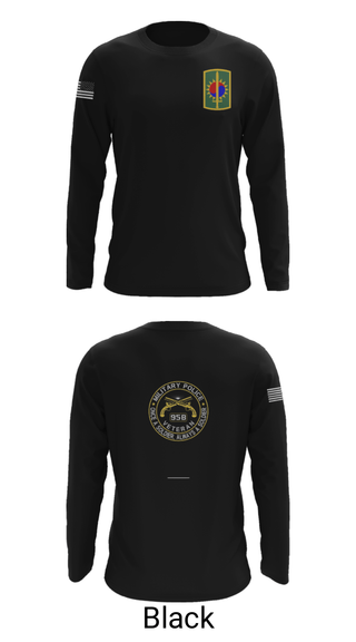 Long Sleeve Performance Shirt, 142ND MILITARY POLICE, Army, Teamtime, Team time, sublimation, custom sports apparel, team uniforms, spirit wear, spiritwear, sports uniforms, custom shirts, team store, custom team store, fundraiser sports, apparel fundraiser