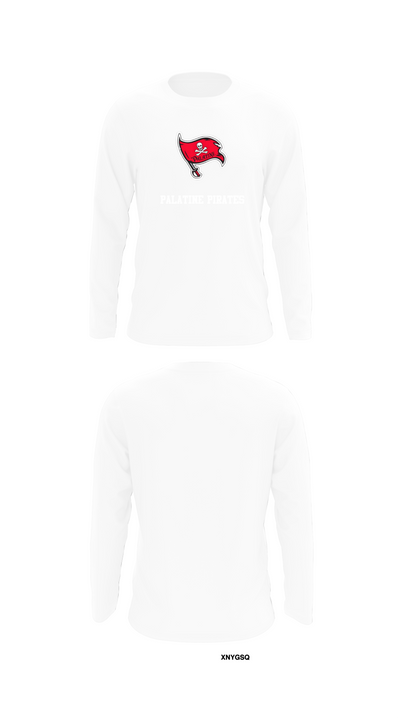 Palatine pirates 8737902 Long Sleeve Performance Shirt 8