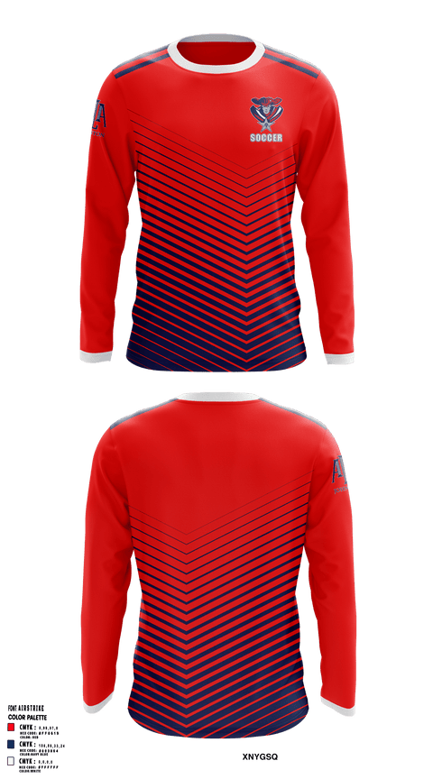 Long Sleeve Performance Shirt, American Leadership Academy - Johnston Soccer, Men's Soccer, Teamtime, Team time, sublimation, custom sports apparel, team uniforms, spirit wear, spiritwear, sports uniforms, custom shirts, team store, custom team store, fundraiser sports, apparel fundraiser