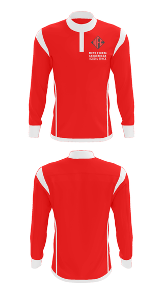 Quarter Zip Jacket, North Florida Christian High School Track, Track & Field, Teamtime, Team time, sublimation, custom sports apparel, team uniforms, spirit wear, spiritwear, sports uniforms, custom shirts, team store, custom team store, fundraiser sports, apparel fundraiser