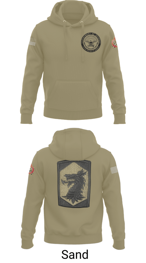 Hoodie, 445 Chemical Company, National Guard, Teamtime, Team time, sublimation, custom sports apparel, team uniforms, spirit wear, spiritwear, sports uniforms, custom shirts, team store, custom team store, fundraiser sports, apparel fundraiser
