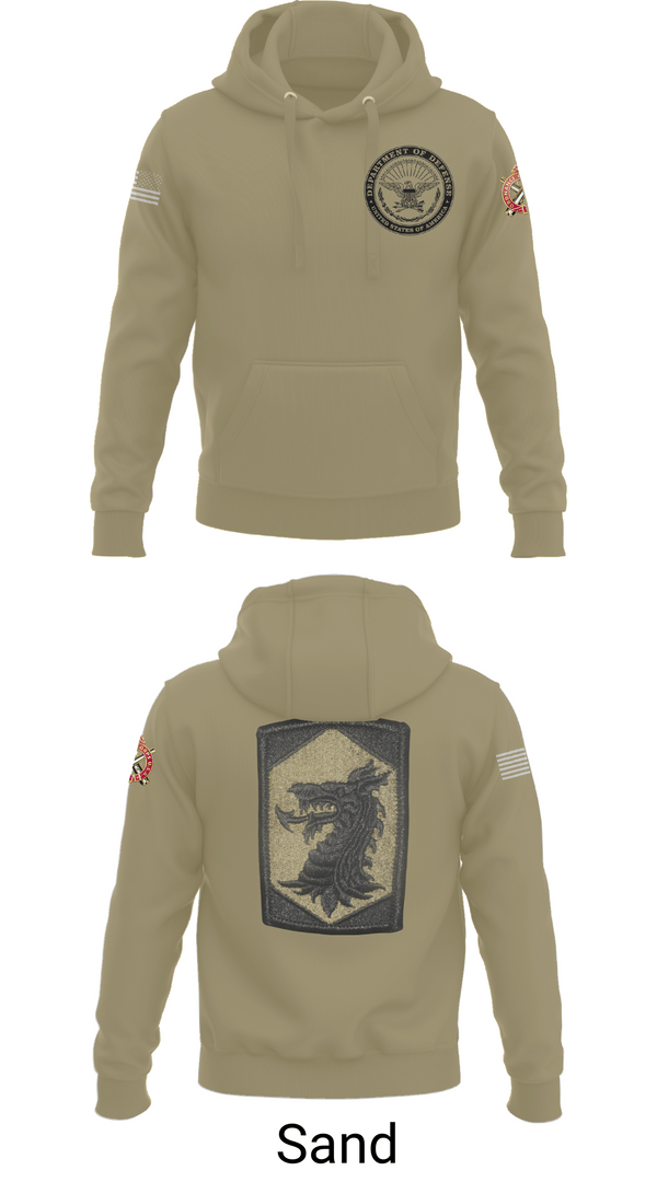Hoodie, 445 Chemical Company, National Guard, Teamtime, Team time, sublimation, custom sports apparel, team uniforms, spirit wear, spiritwear, sports uniforms, custom shirts, team store, custom team store, fundraiser sports, apparel fundraiser
