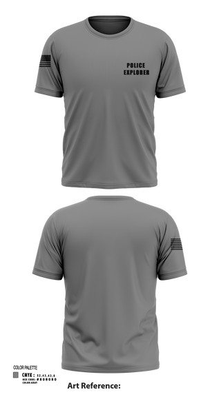 Short Sleeve Performance Shirt, Police Explorer, Police, Teamtime, Team time, sublimation, custom sports apparel, team uniforms, spirit wear, spiritwear, sports uniforms, custom shirts, team store, custom team store, fundraiser sports, apparel fundraiser