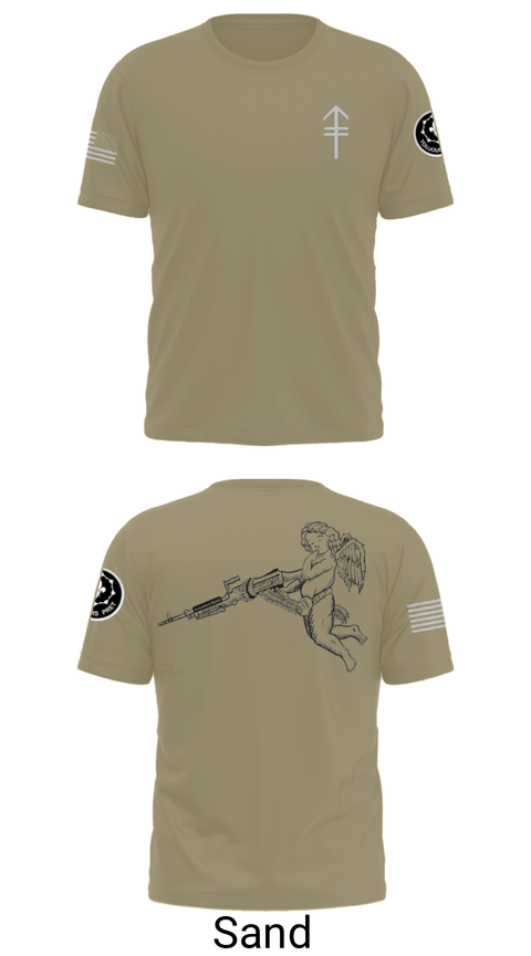 Short Sleeve Performance Shirt, 2/2 3rd PLT Weapon SquadE TRP 3RD PLT WEAPONS SQUAD, Army, Teamtime, Team time, sublimation, custom sports apparel, team uniforms, spirit wear, spiritwear, sports uniforms, custom shirts, team store, custom team store, fundraiser sports, apparel fundraiser