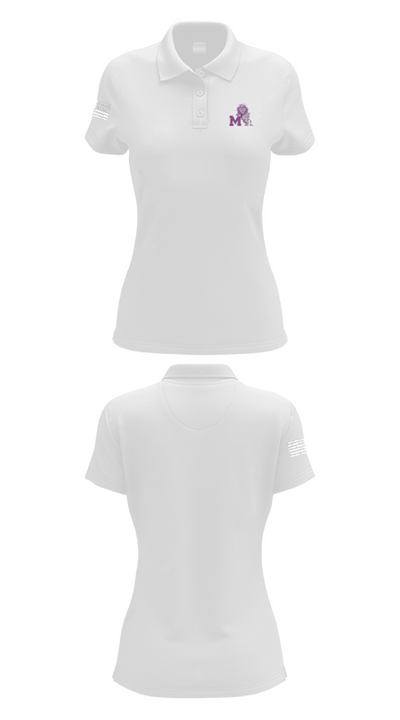 Manzano Monarchs 78596361 Women's Short Sleeve Performance Polo  - 17