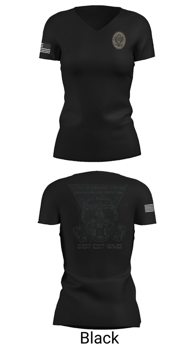61st CST 56297636 Women's Short Sleeve V-neck Shirt - 28