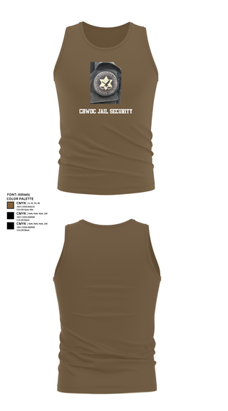 Tank Top, CBWDC Jail Security, , Teamtime, Team time, sublimation, custom sports apparel, team uniforms, spirit wear, spiritwear, sports uniforms, custom shirts, team store, custom team store, fundraiser sports, apparel fundraiser