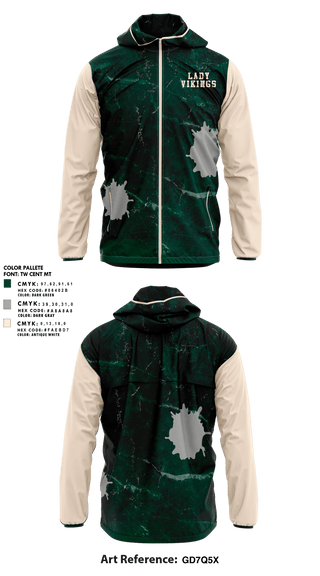 Windbreaker, Lady Vikings, Softball, Teamtime, Team time, sublimation, custom sports apparel, team uniforms, spirit wear, spiritwear, sports uniforms, custom shirts, team store, custom team store, fundraiser sports, apparel fundraiser
