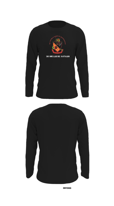 3rd Intelligence Battalion 49807001 Long Sleeve Performance Shirt - 32